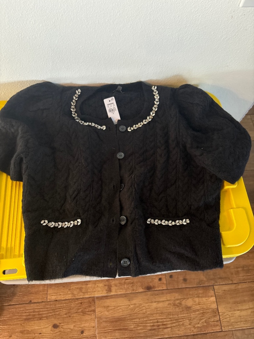 Express Black embellished sweater